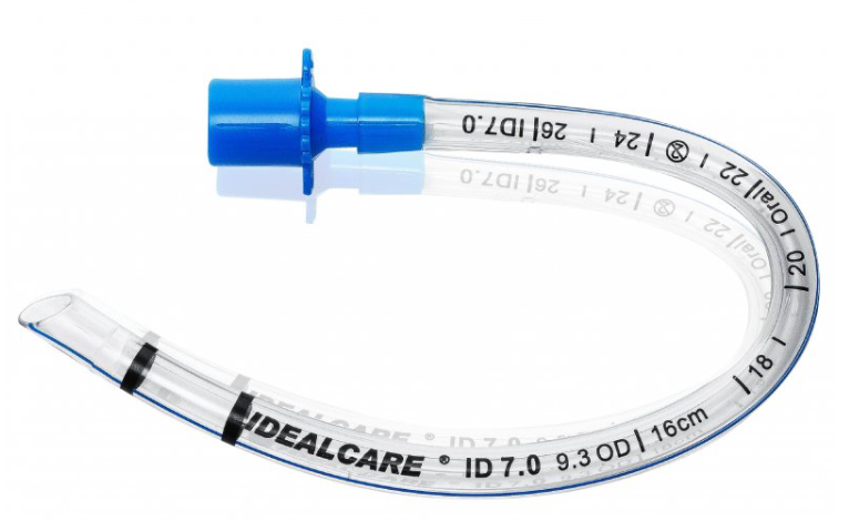 PVC ENDOTRACHEAL TUBE ORAL CURVE SVLP UNCUFFED, STERILE 